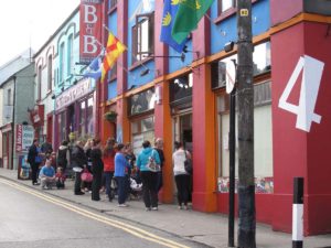 People queueing outside Venue 4 in Athlone